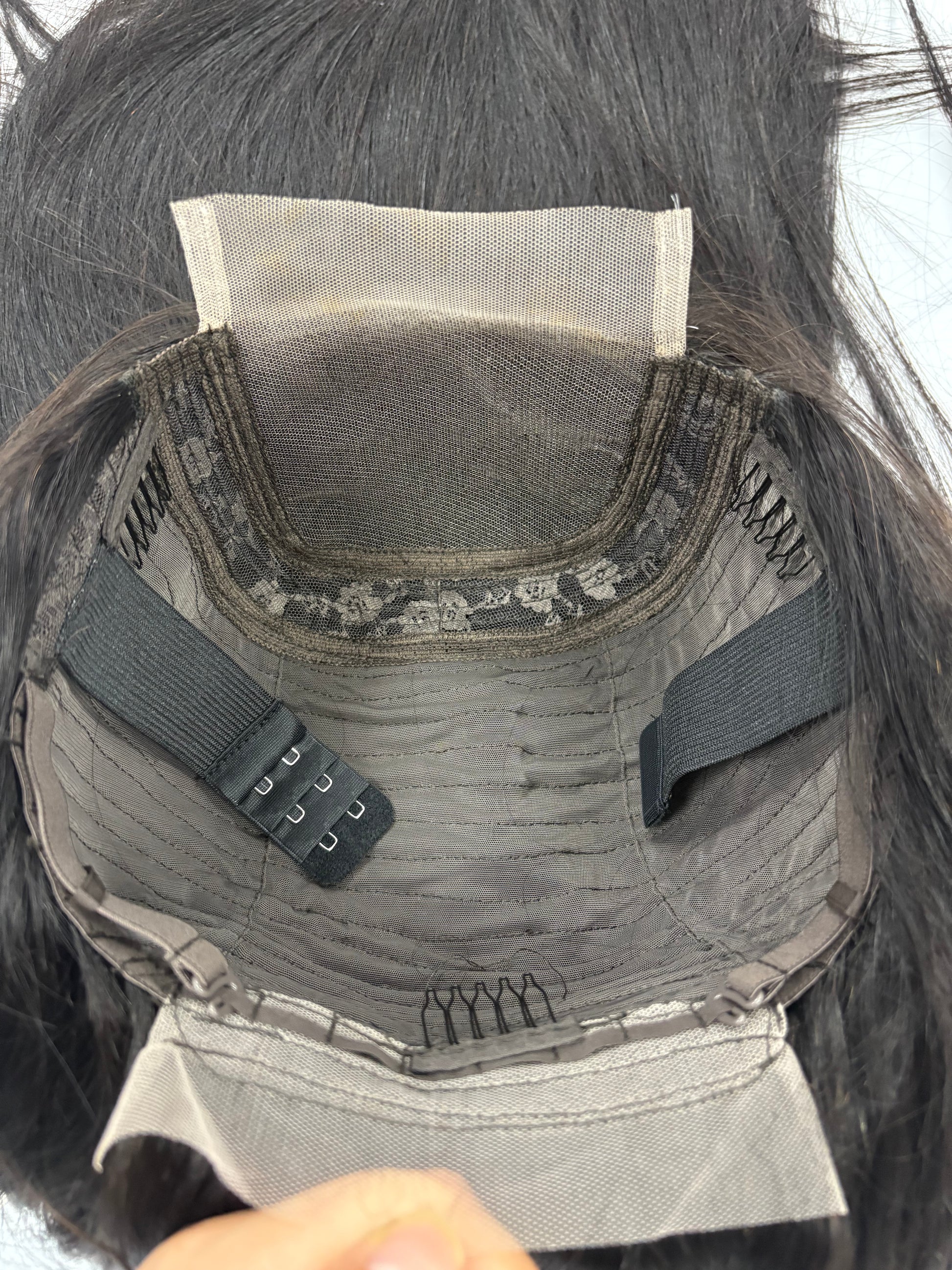 4×4 closure wig straight