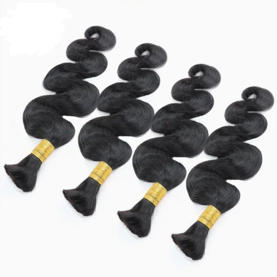 Body wave human braiding hair