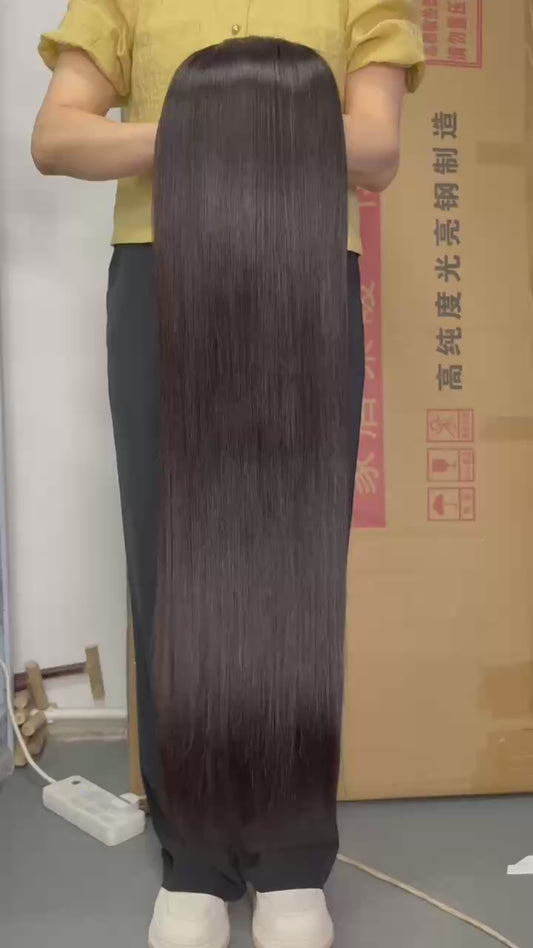 4×4 closure wig straight