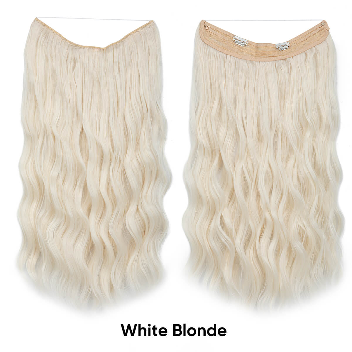 Cheap synthetic halo hair extensions wavy