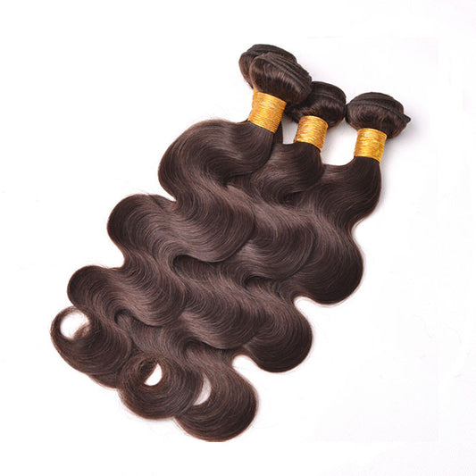 brown hair bundles