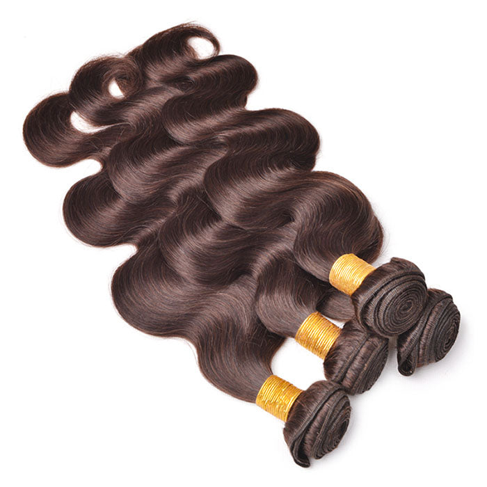 brown hair bundles