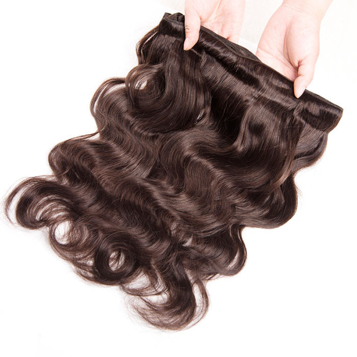 brown hair bundles