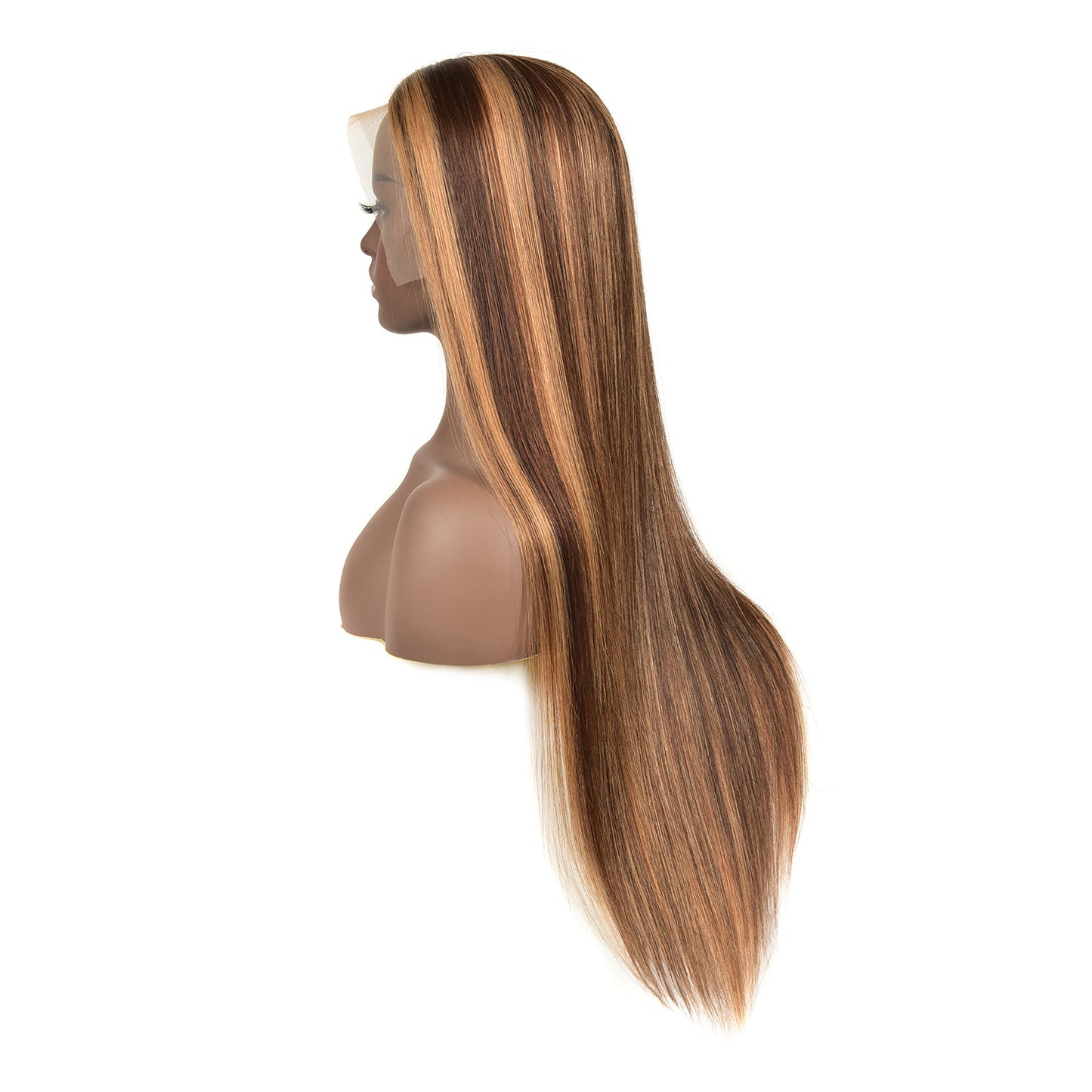 Human hair wigs with highlights