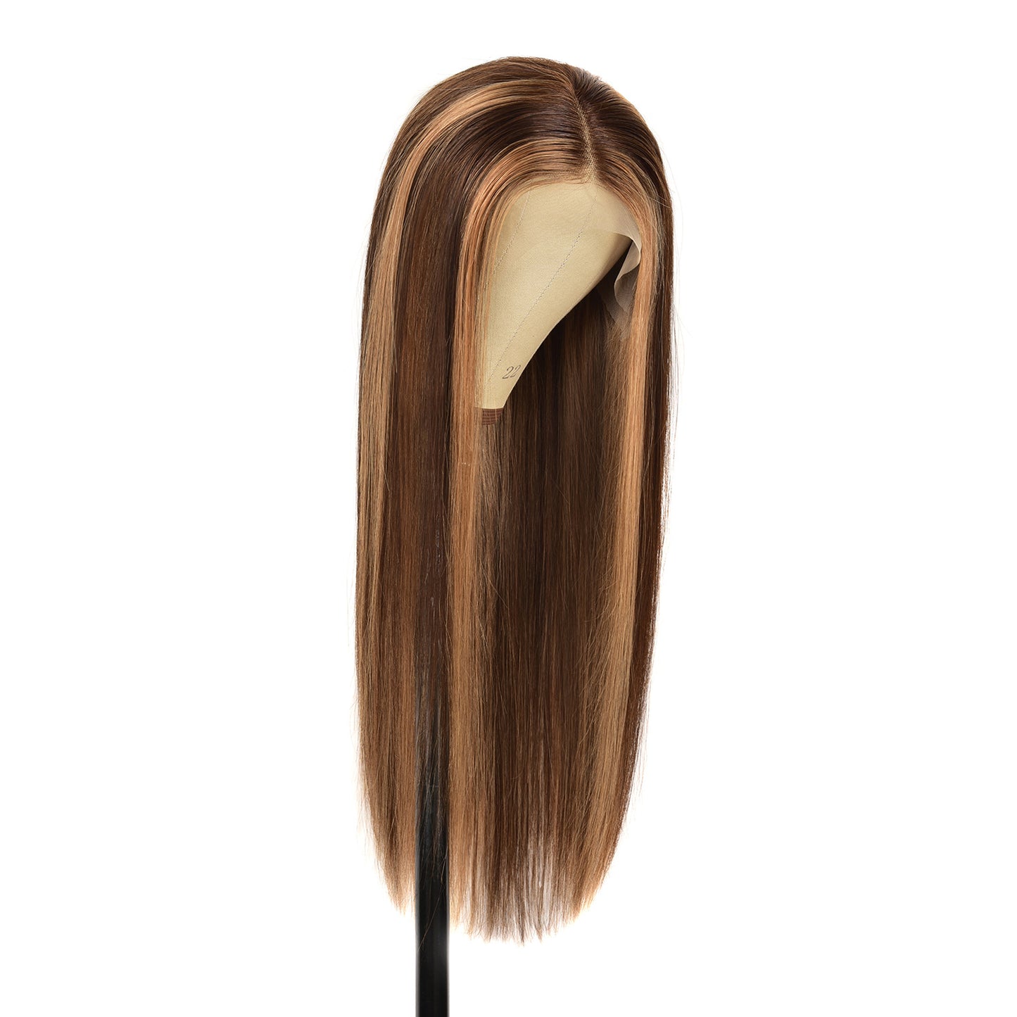 Human hair wigs with highlights