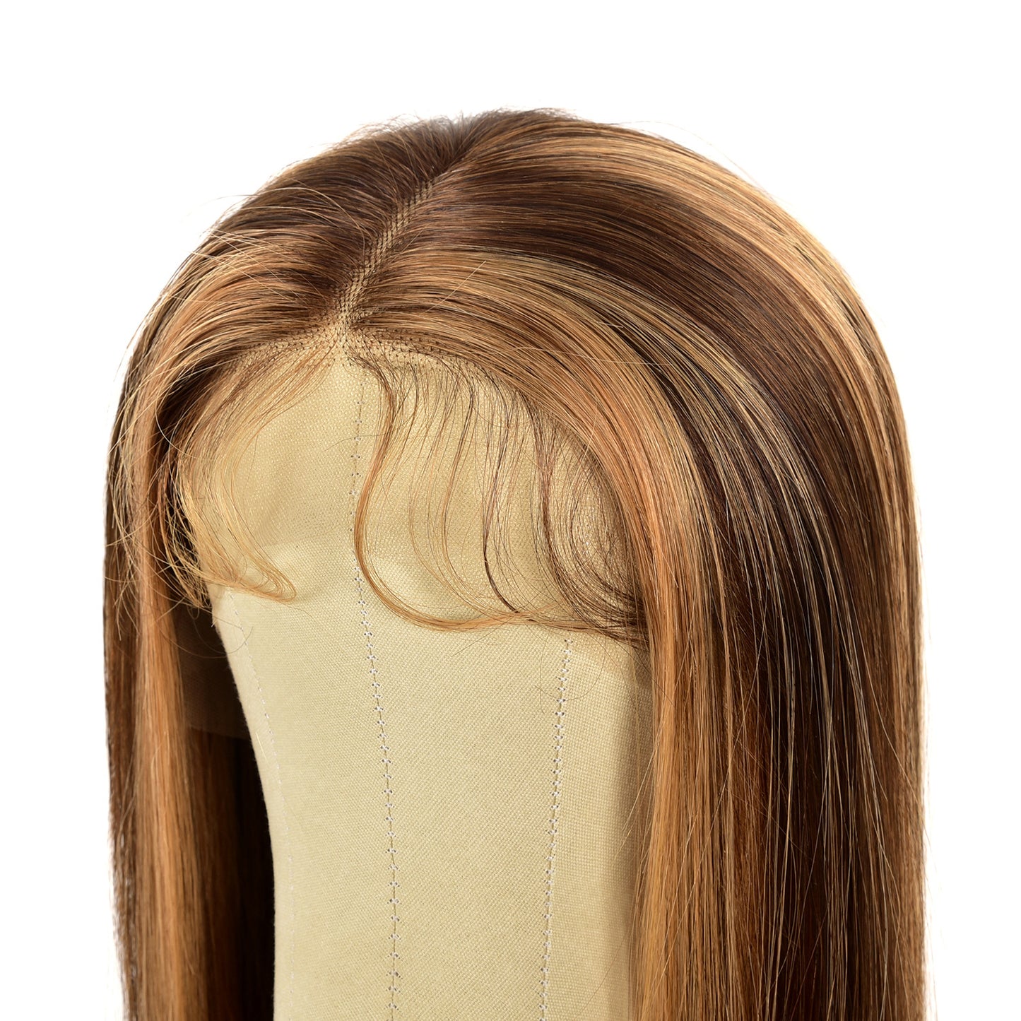 Human hair wigs with highlights
