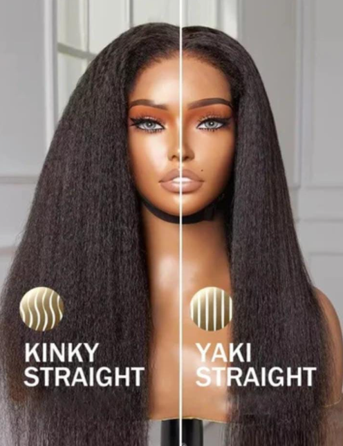 What is the difference between yaki straight and kinky straight?