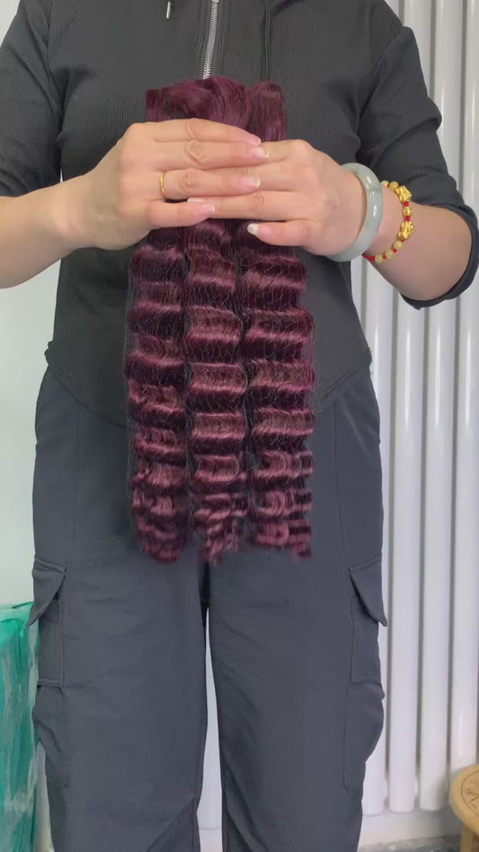 99J braiding hair deep wave